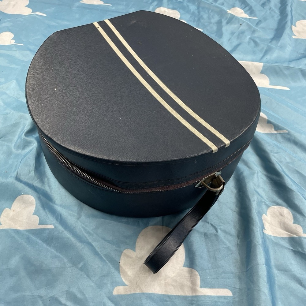 Vintage Beauty Counselor Round Hat Box Keene Pkg Associates